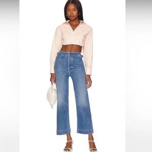 Mother The Cinch Greaser Ankle Jeans Size 26